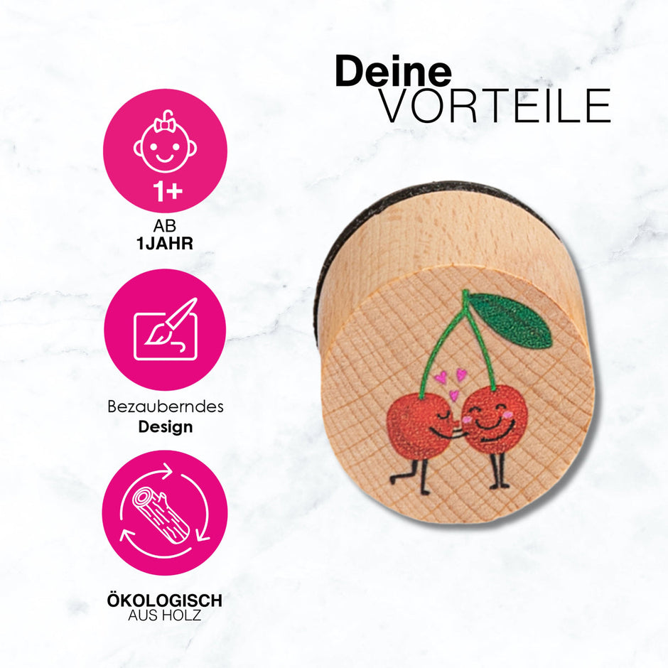 Houten stempelset, Kneta, detailfoto
