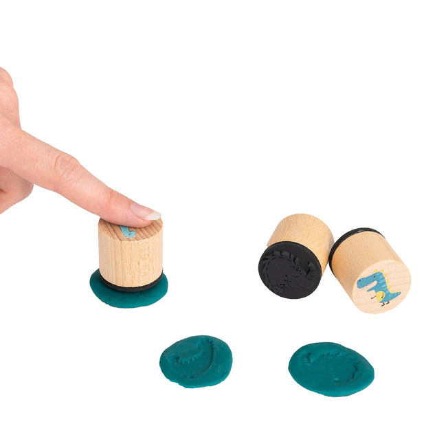 Houten stempelset, Kneta, detailfoto