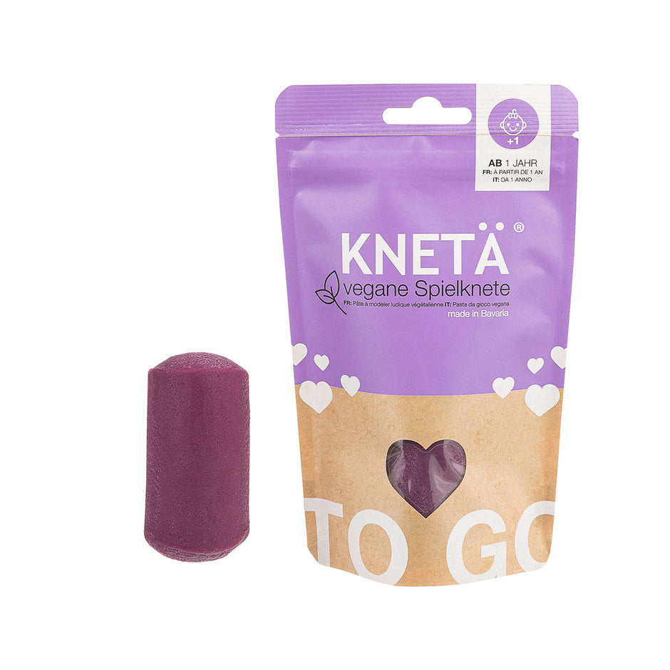 Vegan speelklei, 100 g, lila, Kneta