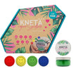Vegan speelklei set, 4 potjes van 125 g, Kneta