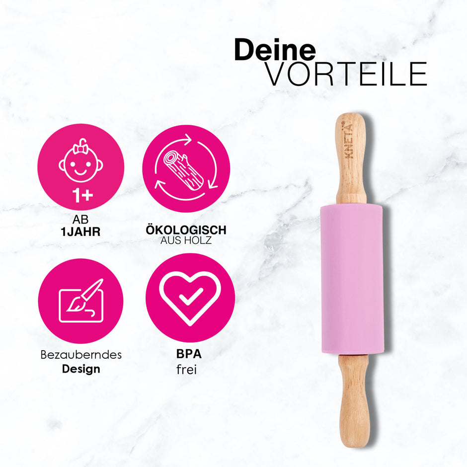 Silicone roller, Kneta, detailfoto