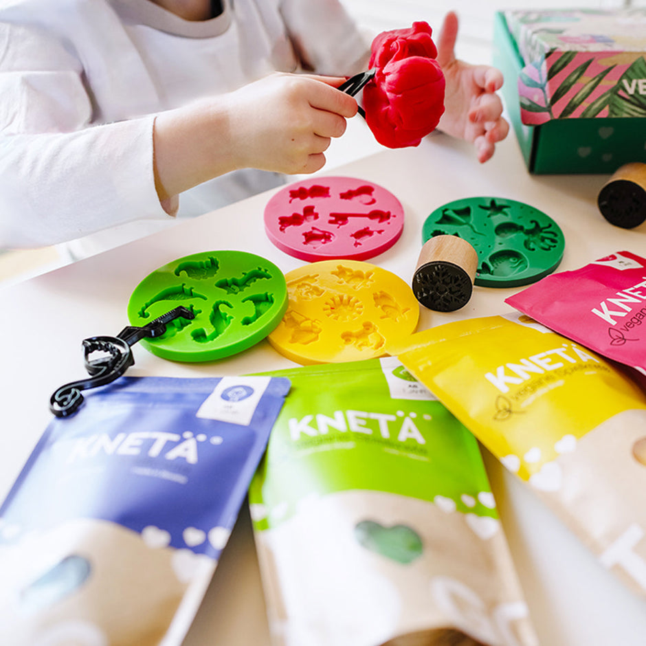 Silicone vorm, Kneta, in gebruik