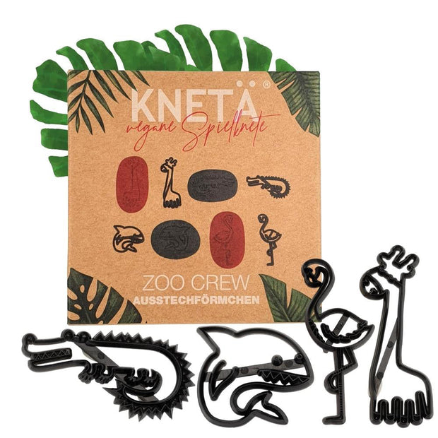 Uitsteekvormpjes met dierenthema voor speelklei, Kneta