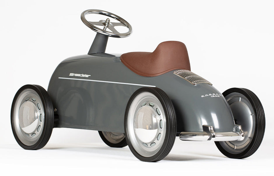 Metalen loopauto, Baghera, detailfoto