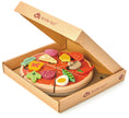 Houten speelgoedpizza, Tender Leaf, detailfoto