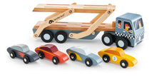 Houten autotransporter, Tender Leaf, detailfoto