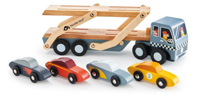 Houten autotransporter, Tender Leaf, detailfoto
