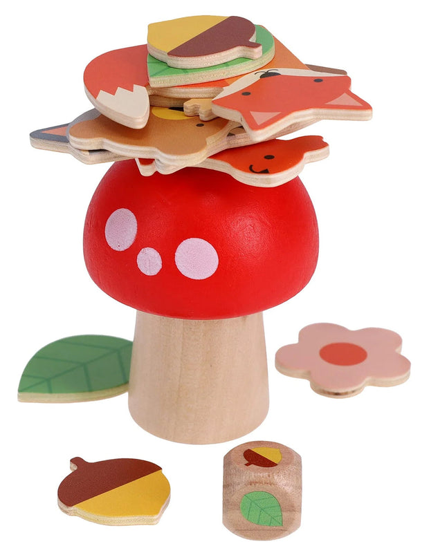 Houten evenwichtsspel met bosdieren, Petit Collage
