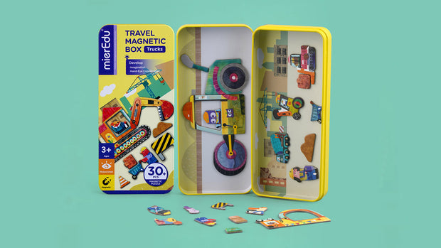 Magnetische puzzeldoos, MierEdu, in gebruik