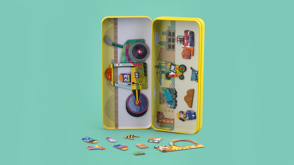 Magnetische puzzeldoos, MierEdu, in gebruik