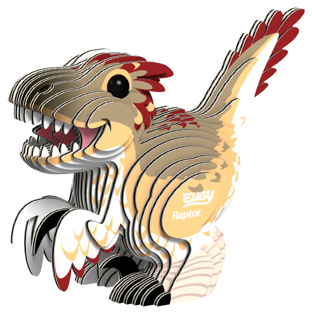 3D bouwpuzzel dinosaurus Raptor, EUGY