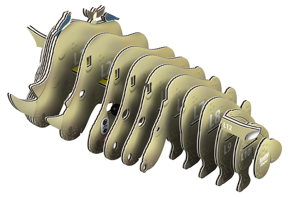 3D bouwpuzzel, EUGY, detailfoto