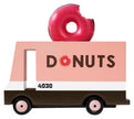 Houten speelgoedauto met donut-thema, Candycar, kleurrijk ontwerp