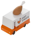 Houten speelgoedauto, Candycar, detailfoto