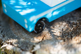 Houten pick-up, Candycar, in gebruik