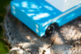 Houten pick-up, Candycar, in gebruik