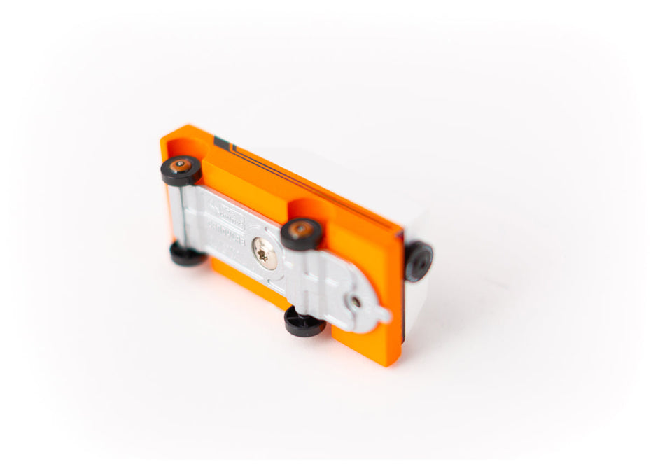 Houten pick-up, Candycar, detailfoto