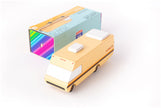 Houten speelgoedcamper, Candycar, detailfoto