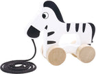 Houten trekfiguur, zebra, Tooky Toy