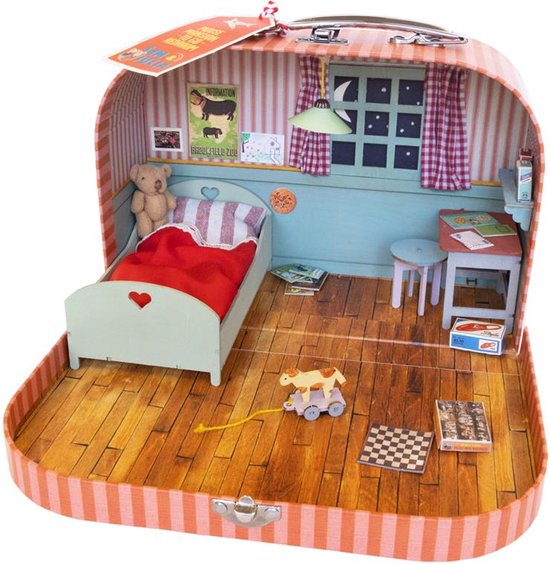 Muizenhuis To Go – Slaapkamer speelset, Sam & Julia