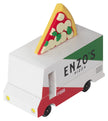 Houten pizzawagen, Candycar, detailfoto