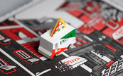 Houten pizzawagen, Candycar, in gebruik