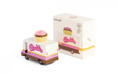 Houten speelgoedbusje met cupcake-thema, Candycar, detailfoto