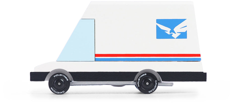 Houten postbusje, Candycar, duurzaam hout