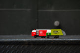 Houten brandweerwagen, Candycar, in gebruik