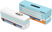 Houten stadsbus, Candycar, detailfoto