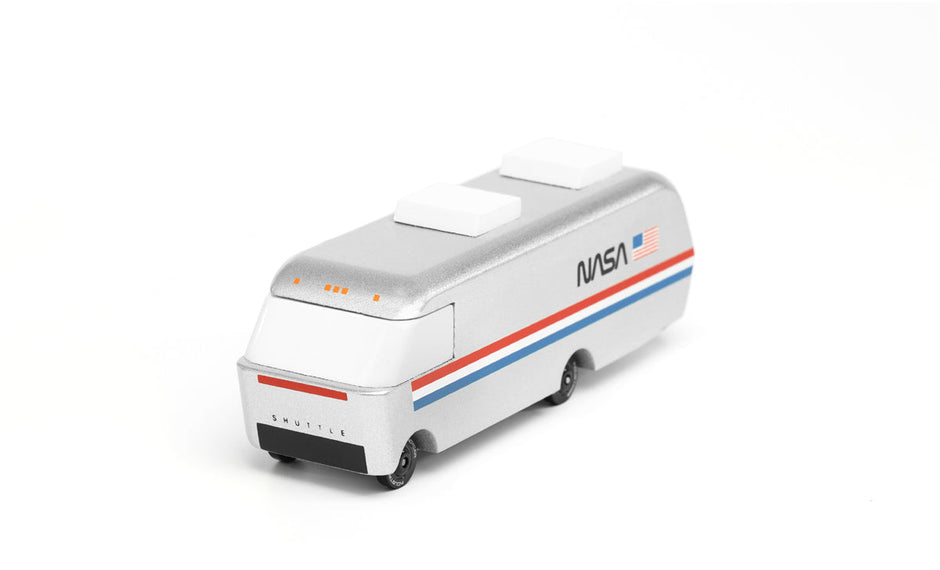 Houten ruimtewagen, Candycar, detailfoto