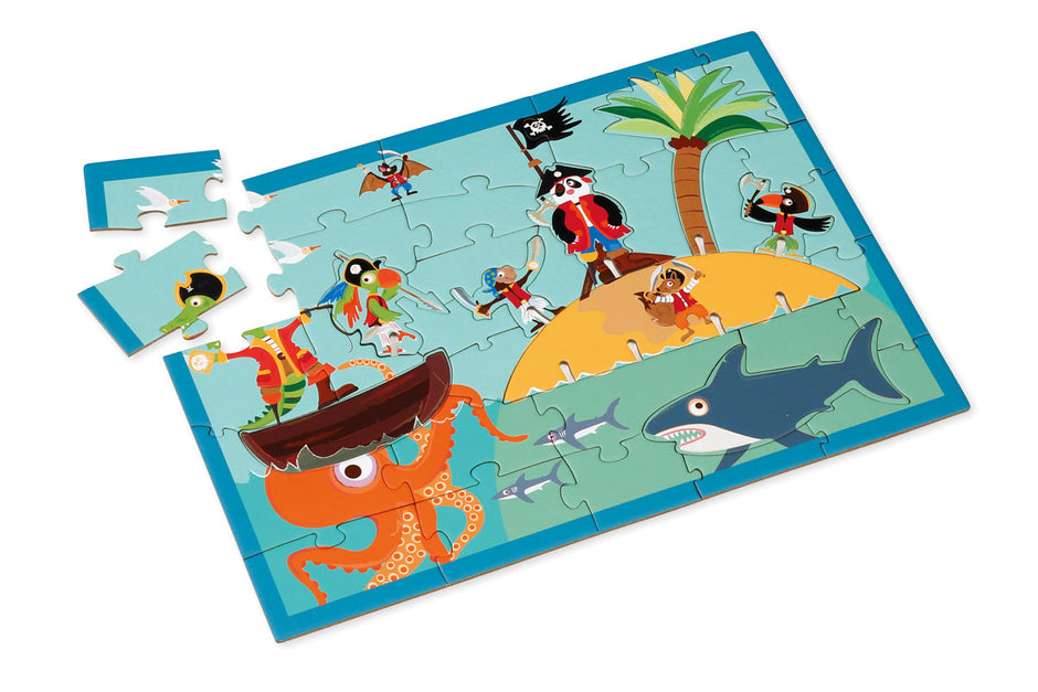 3D puzzel, Scratch, detailfoto