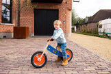 Houten loopfiets, Scratch, in gebruik