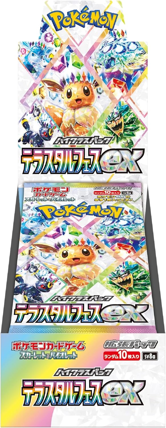 Pokémon Terastal Festival EX boosterbox, verzegelde Japanse editie