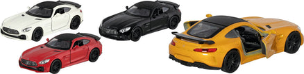 Metalen speelgoedauto Mercedes-Benz AMG GT R, schaal 1:34