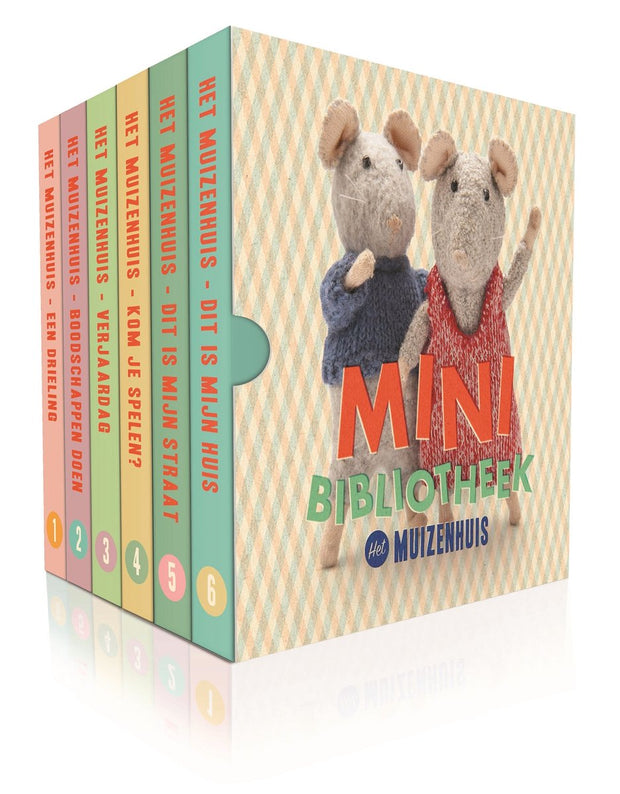 Mini Bibliotheek boekenset, Sam & Julia, verpakking