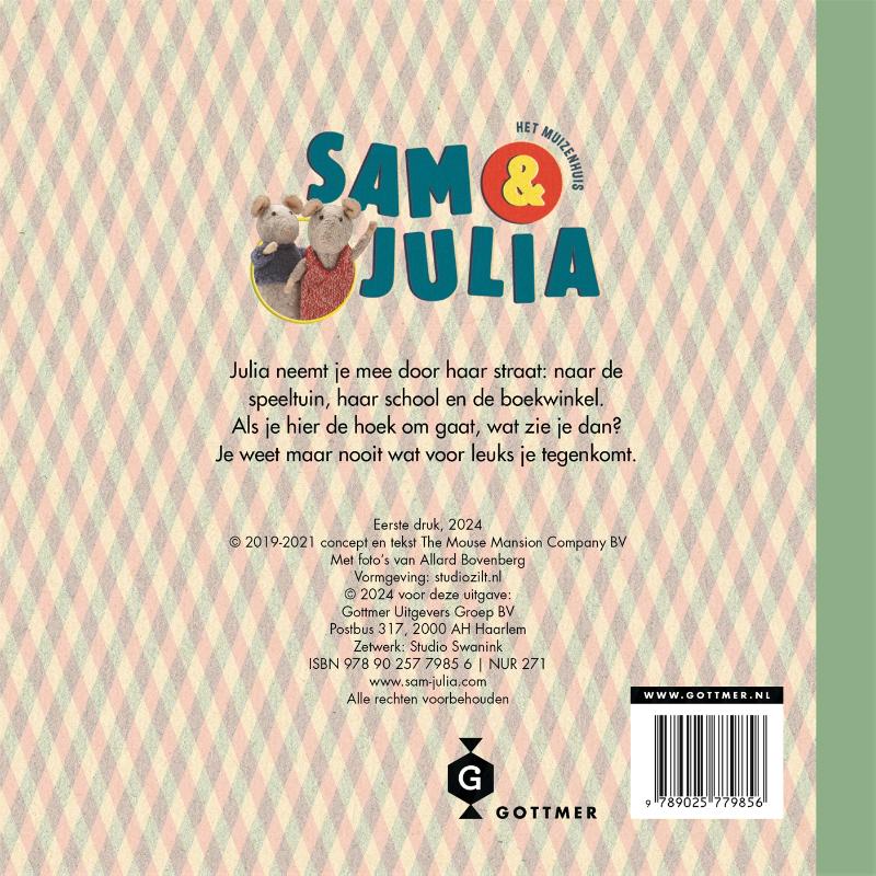Boek Dit is mijn straat, Sam & Julia, achterkant