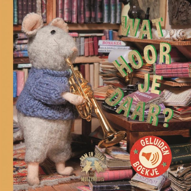 Boek Wat hoor je daar?, Sam & Julia, kaft