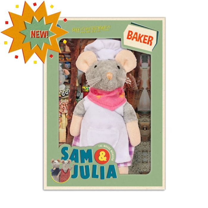 Knuffelmuis De Bakker, verpakking